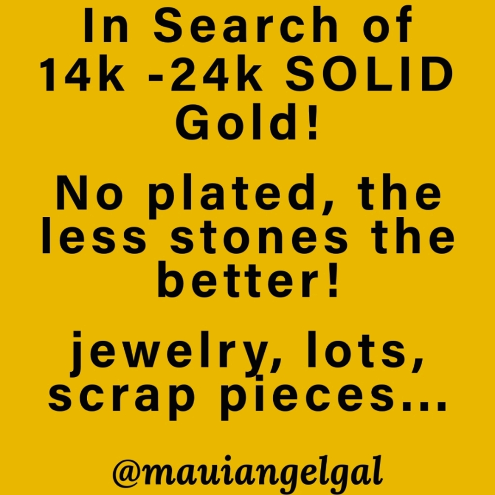 IN SEARCH OF.....Solid Gold
